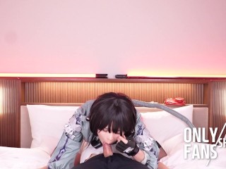【ZZZ】Face Sitting🤍Zenless Zone Zero Jane Doe Cosplayer, Asian Hentai Shemale Cosplay 8