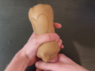 Fucking a Blowjob pocket pussy (3 in 1 realistic blowjob pocket pussy)