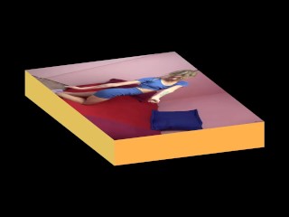 Petite cutie Anna Kovachenko uses a vibrator to relax