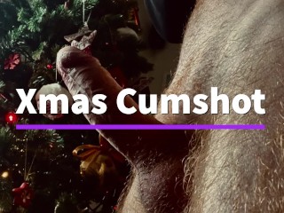 Muscolar Male Masturbation Xmas Huge Cumshot