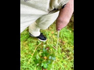 Male piss outdoor for pee lovers. My dick love to pee a lot 💦