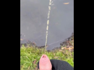 Male piss outdoor for pee lovers. My dick love to pee a lot 💦
