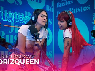 Florizqueen se queda SIN PALABRAS de tanto correrse en la maquina del sexo en Juan Bustos Podcast!