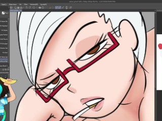 The sexiest grandmother of the moment in anime (Seiko ayase)  | SPEEDDRAW NSFW