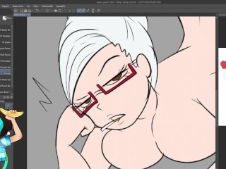 The sexiest grandmother of the moment in anime (Seiko ayase)  | SPEEDDRAW NSFW