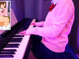 Momo Ayase Has Sex With Okarun While Playing Dan Da Dan OP ｢Otonoke｣ | Anime Piano Girl (Episode 4)