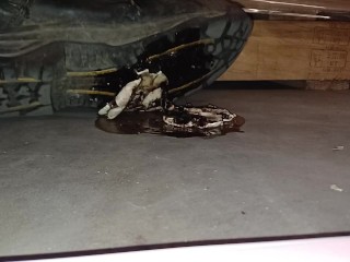 Mushroom Stomp in Dirty Boots, ground to a pulp under my 91kg 👣👣