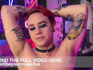 Armpit Job And Worship With Dildo JOI