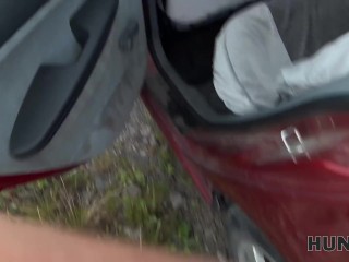 HUNT4K. Red riding hood is good in sucking big cocks and riding them