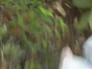 PUBLIC, JACKING OFF IN THE WOODS AND SHOOTING A HUGE CUM LOAD