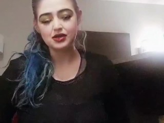 Your BBW GF Tries to Make You Cum over Video Chat