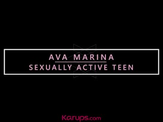 Ava Marina is one hot sexually active step sister