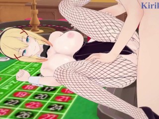Darkness (Bunny Girl) and I have intense sex in a casino. - KonoSuba Hentai