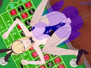 Darkness (Bunny Girl) and I have intense sex in a casino. - KonoSuba Hentai