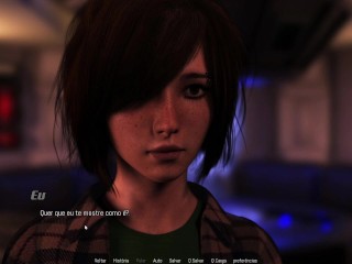 Projekt: Passion Parte 13(Legendado) Emily Tomando Pau Olhando para as Estrelas