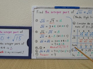 Find the integer part of sqrt10+sqrt15.[JapanMath](lesbian)