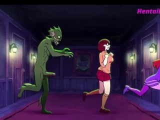 Velma And Daphne ( Scooby Doo ) Attacked By Monster // Fight Time ( Hentai Uncensored ) PornHub