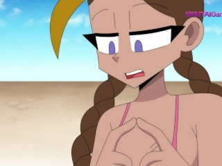 The Nude Beach ◆ Cartoon Porn