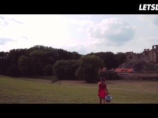 Vanessa Decker & Angel Wicky Outdoor Lesbian Fun - A GIRL KNOWS