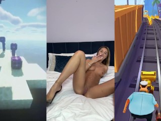 Subway surfers (minecraft) solo masturabation