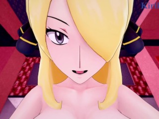 Cynthia (Shirona) and I have intense sex in a secret room. - Pokémon POV Hentai