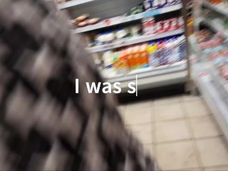 RISKY!!! Public Pussy Flash In Shop UK