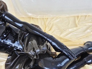 OnlyFans teaser - Latex rubberdoll enjoying layers of latex!