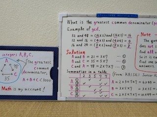 Find integers A B C.[JapanMath](lesbian)