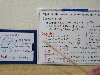 Find integers A B C.[JapanMath](lesbian)