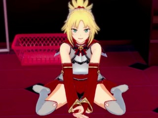 Mordred Pedragon masturbates you and lets you finish inside - Fate Apocrypha