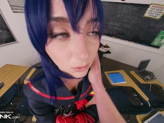 VR Conk: Hot Student Ryuko Matoi Gets Fucked Upskirt and Has Real Orgasm in Cosplay Parody | HD Porn