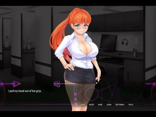 Give an Imp a chance [Femdom Hentai game ] Ep.5  sexy redhead coworker !