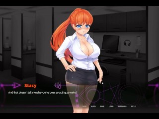 Give an Imp a chance [Femdom Hentai game ] Ep.5  sexy redhead coworker !