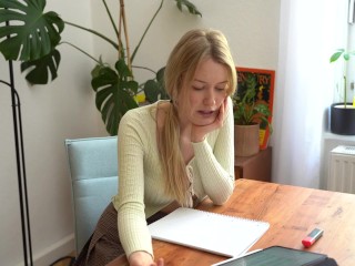 Girl In Class Teaches You How To Kiss ASMR