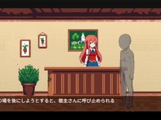 【H GAME】エルフさんとの出会い♡Hドットアニメーション① フェラ 騎乗位 エロアニメ Hentai Pixel Anime