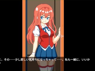 【H GAME】エルフさんとの出会い♡Hドットアニメーション① フェラ 騎乗位 エロアニメ Hentai Pixel Anime