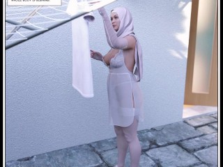 10 AM - Chapter 2 - Yasmin masturbated with a dildo for the first time in her life