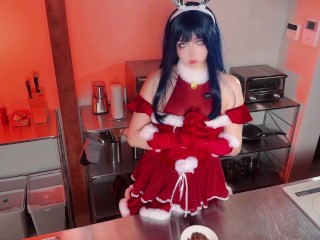 Hinata Hyuga costume Christmas Ver. Cosplay