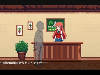 【H GAME】エルフさんとの出会い♡Hドットアニメーション② 3P 中出し エロアニメ Hentai Pixel Anime