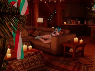 I stuffed a Thick candy Cane in my Wet Pussy