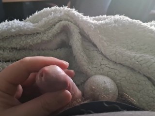 A sneaky blowjob while our friend was in video chat. She didn't notice, too busy gaming