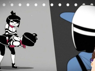 Mime girls give me a challenge that involve fill every hole with cum (Derpixon animation) - Jazziuu