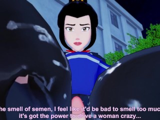 Azula from Avatar Gives You A Footjob Hentai POV