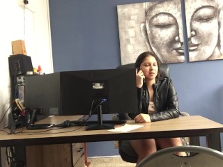 Job interview gets out of hand and I have sex with a milf