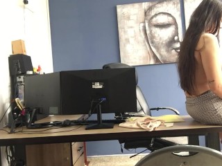 Job interview gets out of hand and I have sex with a milf