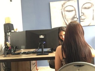 Job interview gets out of hand and I have sex with a milf