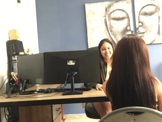 Job interview gets out of hand and I have sex with a milf