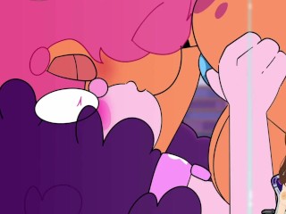 Lesbians get anally fucked by until they out of their mouths (Furry animation) - Jazziuu