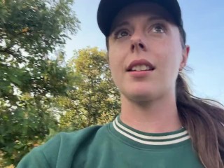 Risky Trail Walk With My Lush! | Public Orgasm | Remote Vibrator