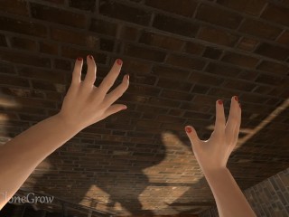 Roommate's Jumbo Gro (Giantess Growth Animation, Expansion & POV)